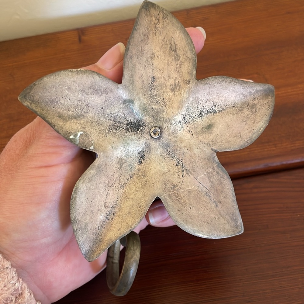 Vintage silver taper candle holder - Picture 5 of 7